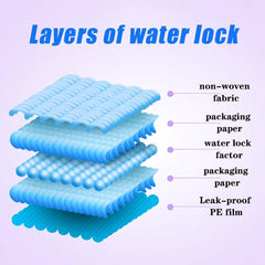 ZJYXJK absorbent middle layer captures liquids quickly for dry surfaces.