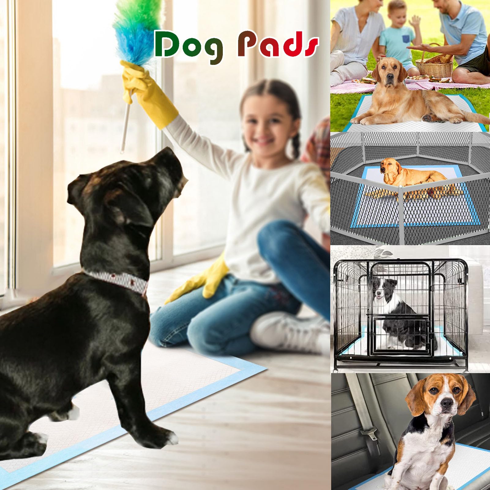ZJYXJK perforated top layer dries surface quickly for paw-friendly use.