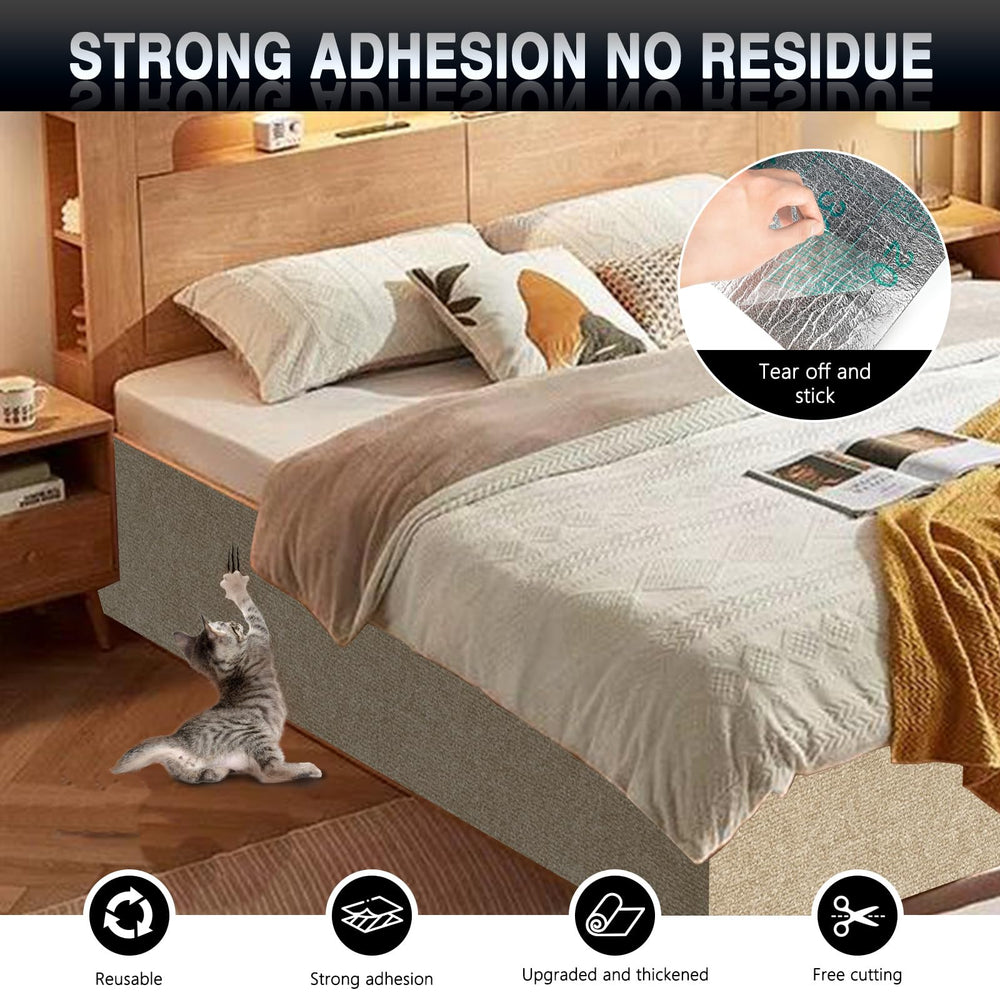 ZLAFM cat scratch mat covers up to 78.7 inches of space