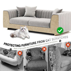 ZLAFM cat scratch mat trim-to-fit design fits varied spaces