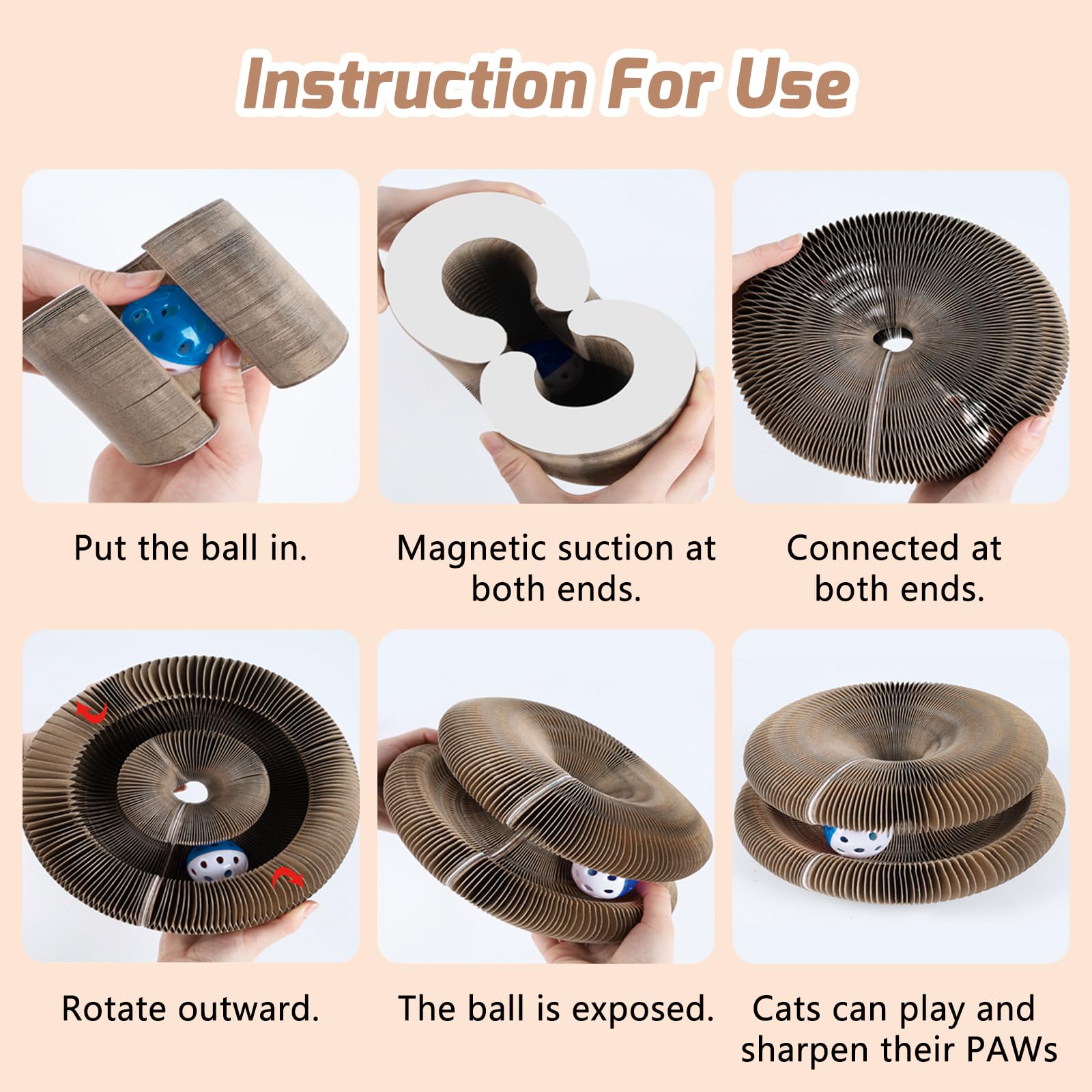 ZLAFM Magnetic Magic Organ 2-pack unpacked for collaborative play and shared enrichment.