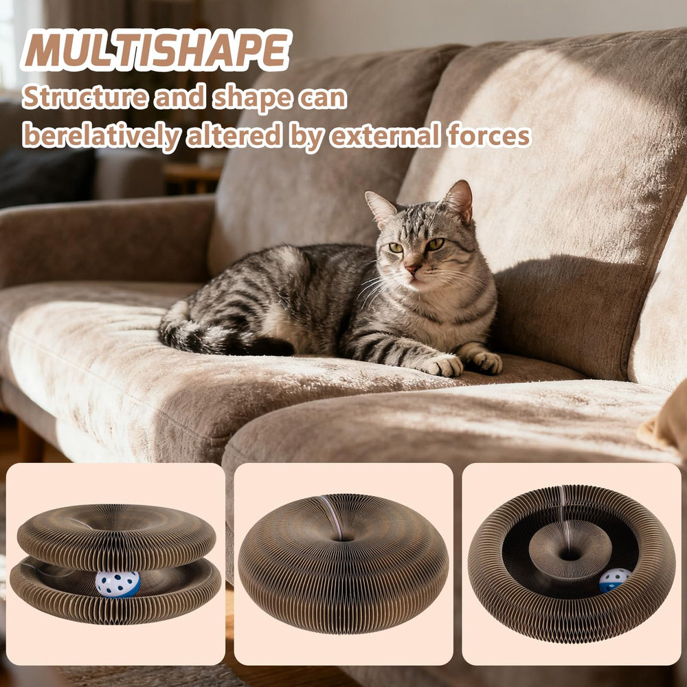 ZLAFM Magnetic Magic Organ folds compactly for easy storage and multi-cat setups.