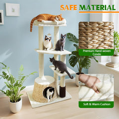 ZLAFM bottom hideout adds private retreat and comfort for cats.