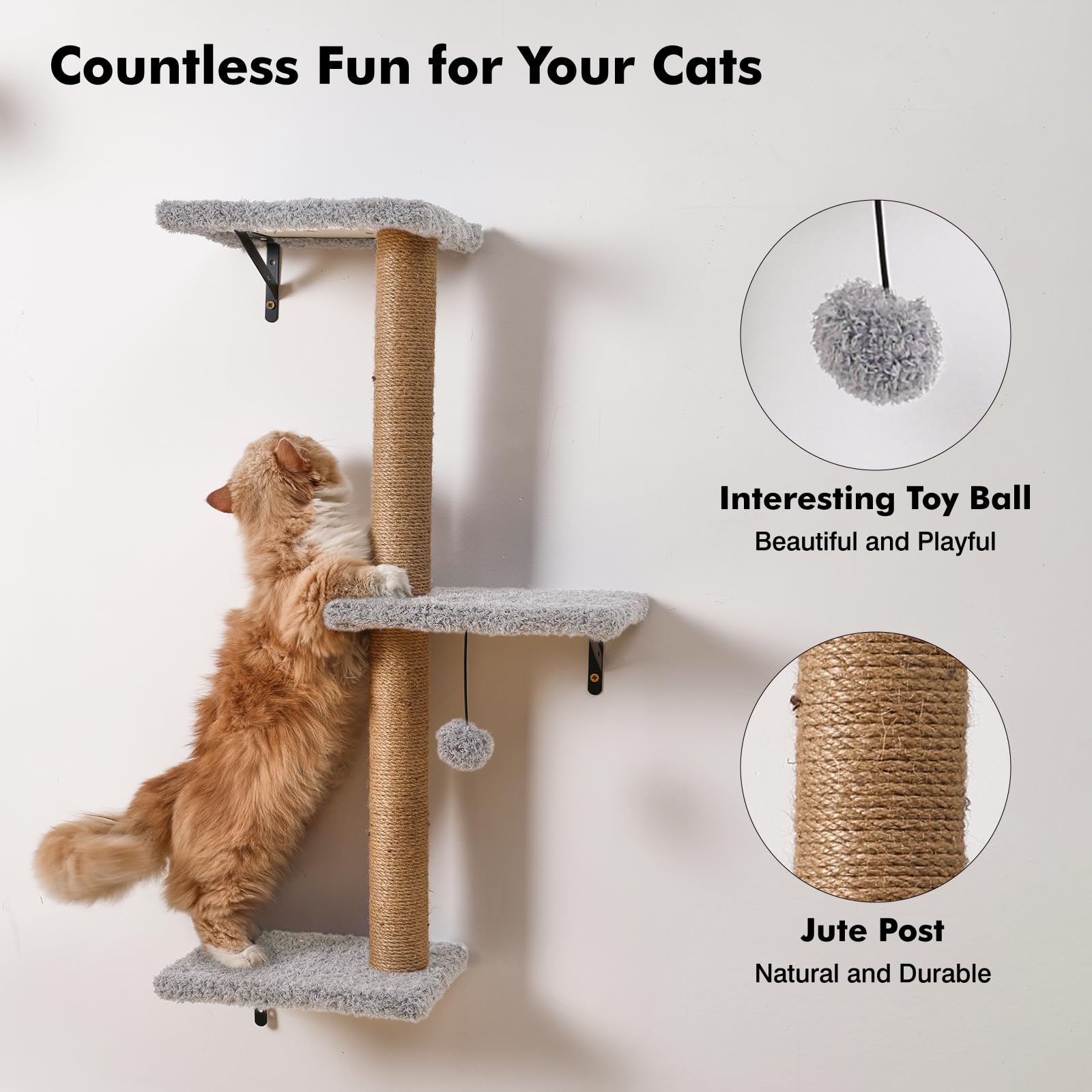 ZLAFM space-saving-vertical-design shows how wall-mounted shelves reclaim floor space.