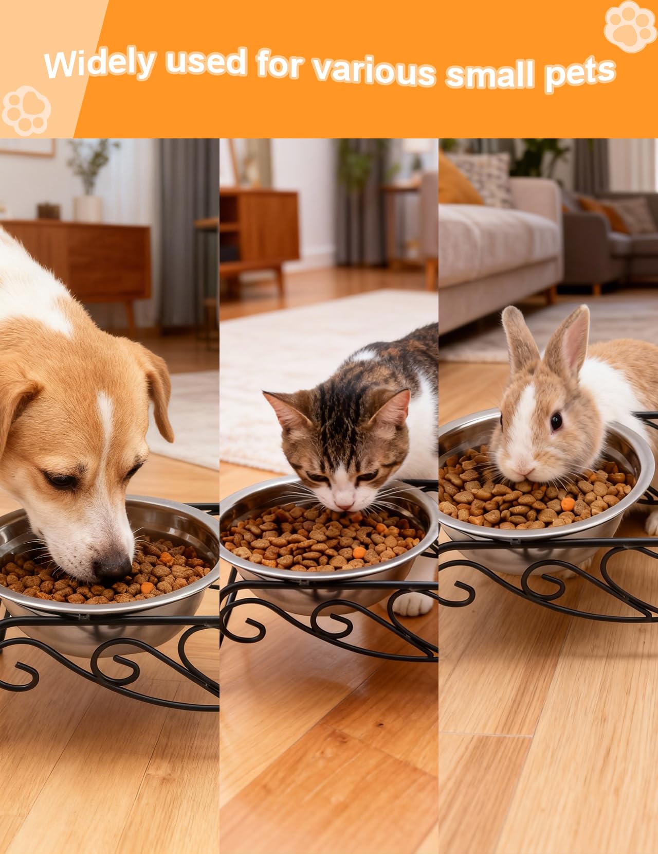 ZLXHDL non-slip base keeps bowls quiet and steady