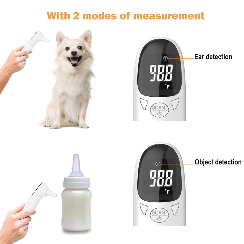 ZLZDIGIH-XB pet thermometer LED readout emphasizes clear temperature display