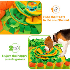 ZMUBB Pet Snuffle Mat forest grass design boosts nosework and mental stimulation