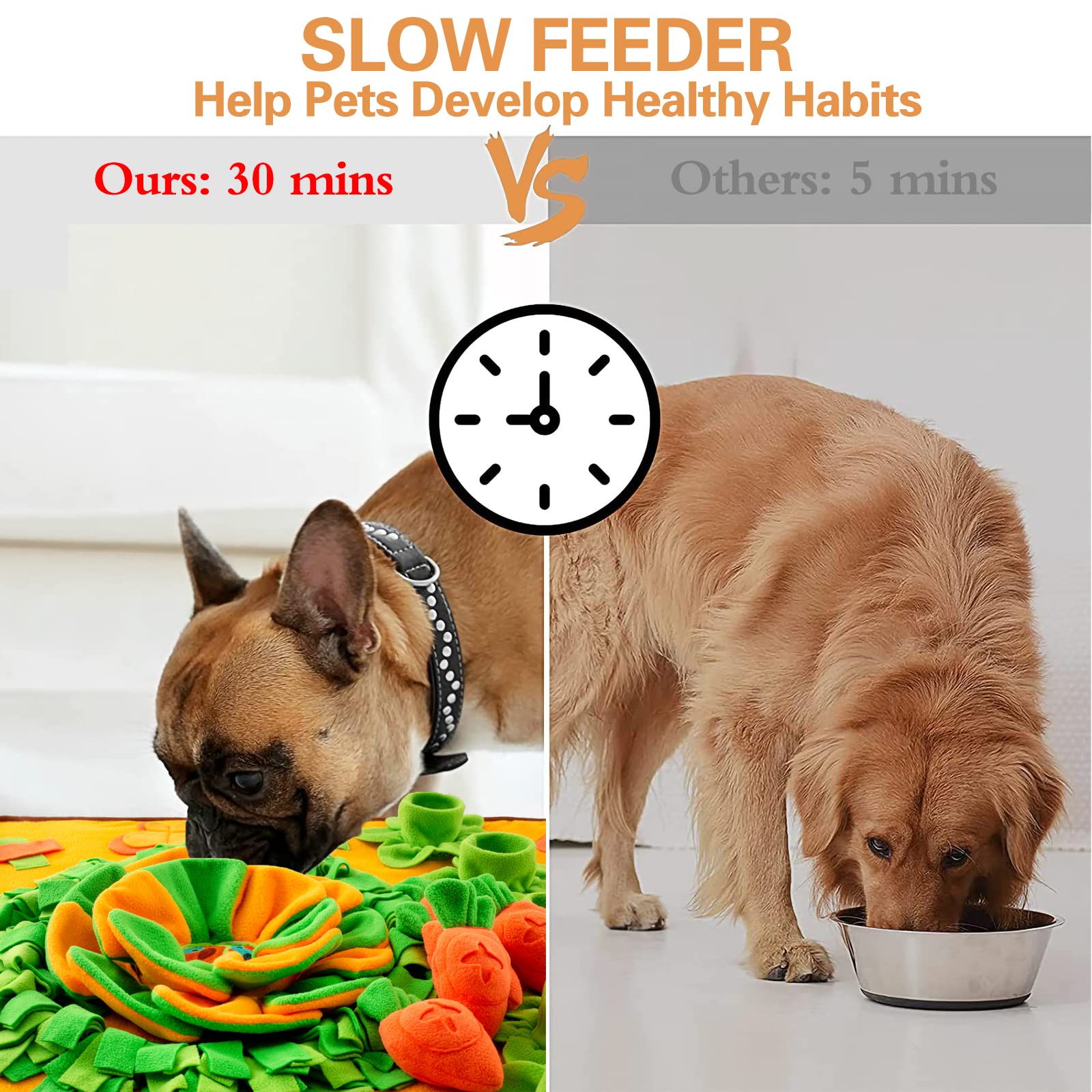 ZMUBB Snuffle Mat-durable-polyester-construction shows sturdy, long-lasting enrichment.