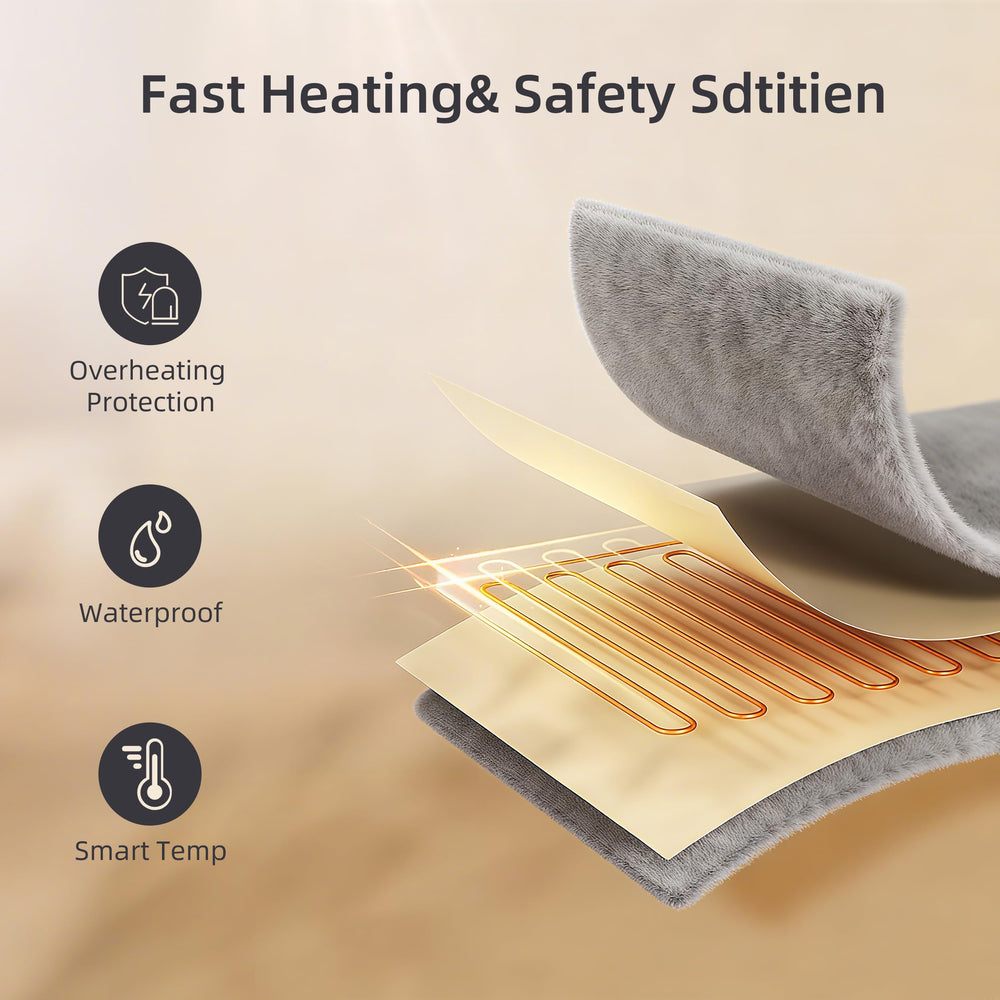 ZNOFAN heated cat bed black color on stylish living room setup.