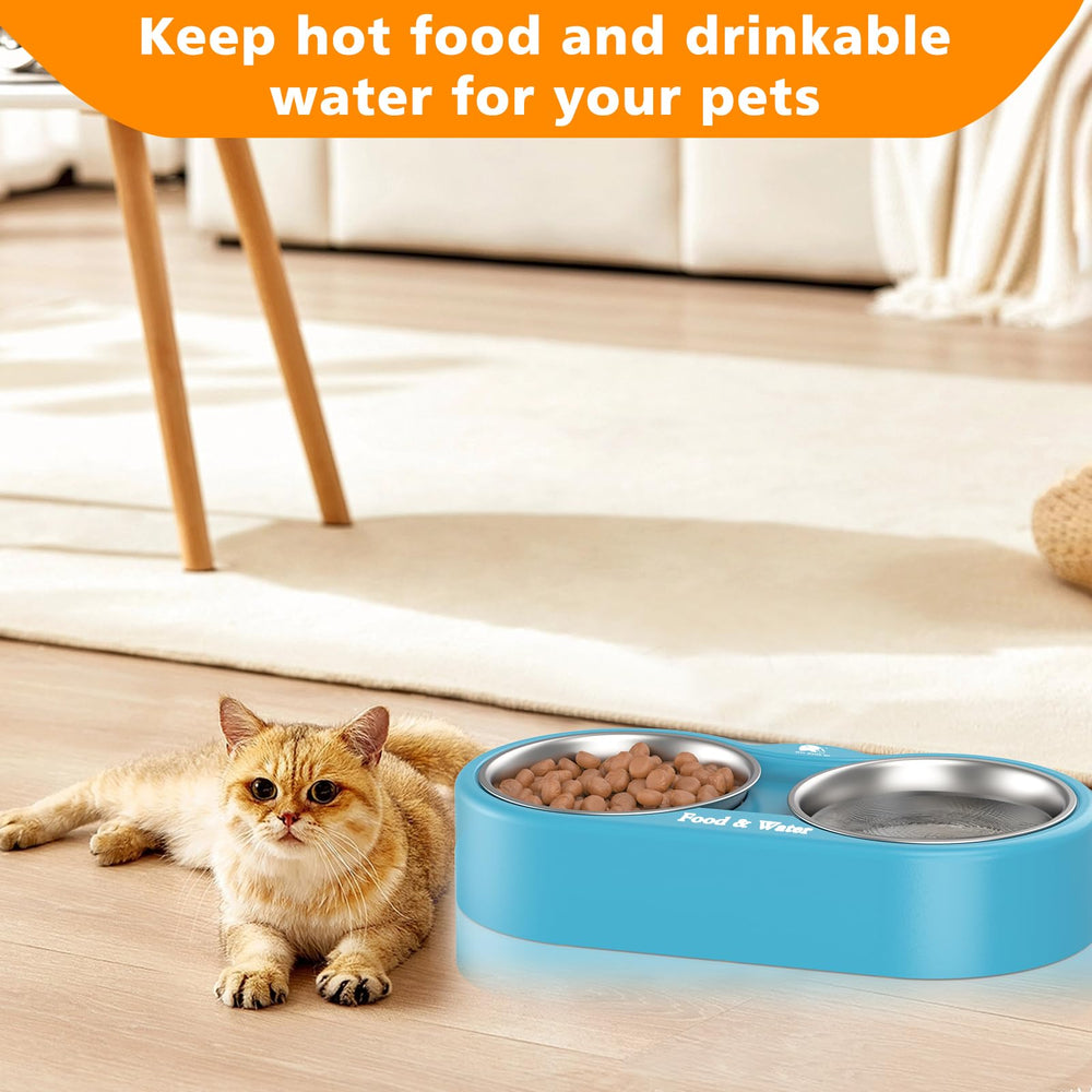 ZNOFAN dishwasher-safe steel bowls for quick cleanup after meals