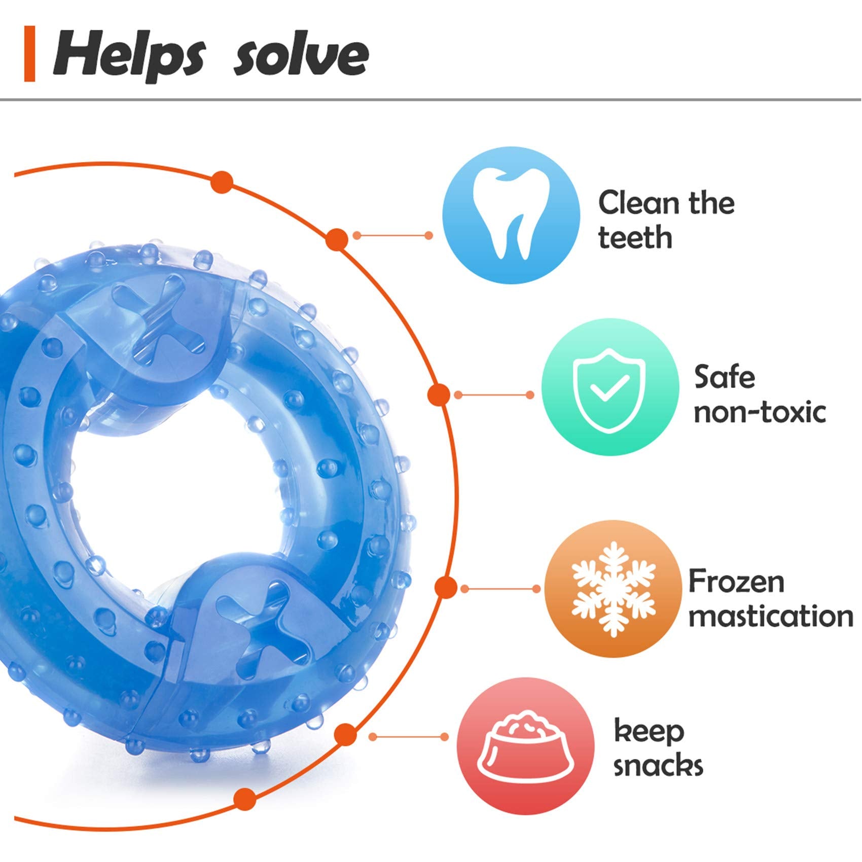 ZNOKA Arctic Freeze helps ease separation anxiety during lonely moments.