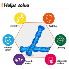 ZNOKA bite-resistant bone toy designed for strong chewers during chew sessions.
