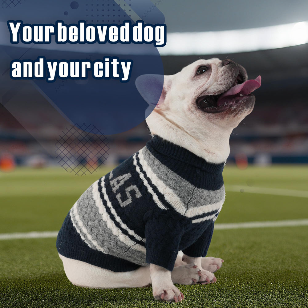 ZOARVEXD Dallas small dog sweater in color options for stylish daily wear.