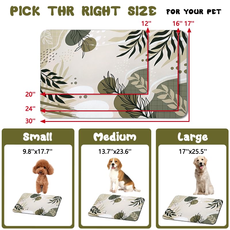 Zoeeya Bohemia Tropical Leaves Mat easy-clean design for quick cleanup