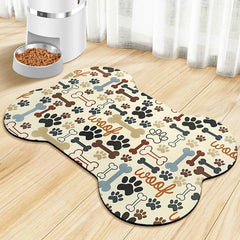 Zoeeya dog food mat with diatomaceous surface for durable, odor-free meals.