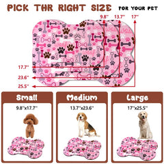 Zoeeya dog food mat easy-clean design for quick care after meals