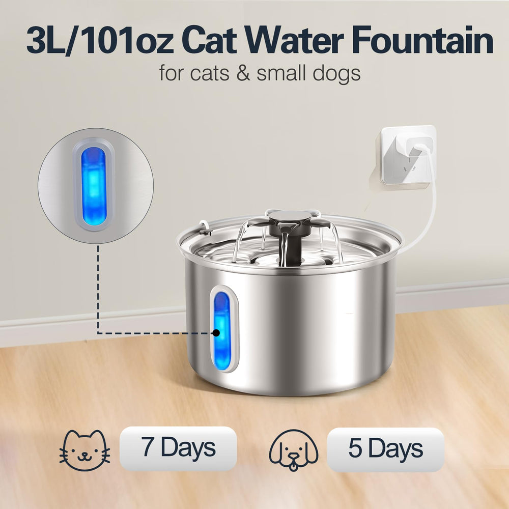 ZOESEEK ultra-quiet pump provides peaceful hydration for pets.