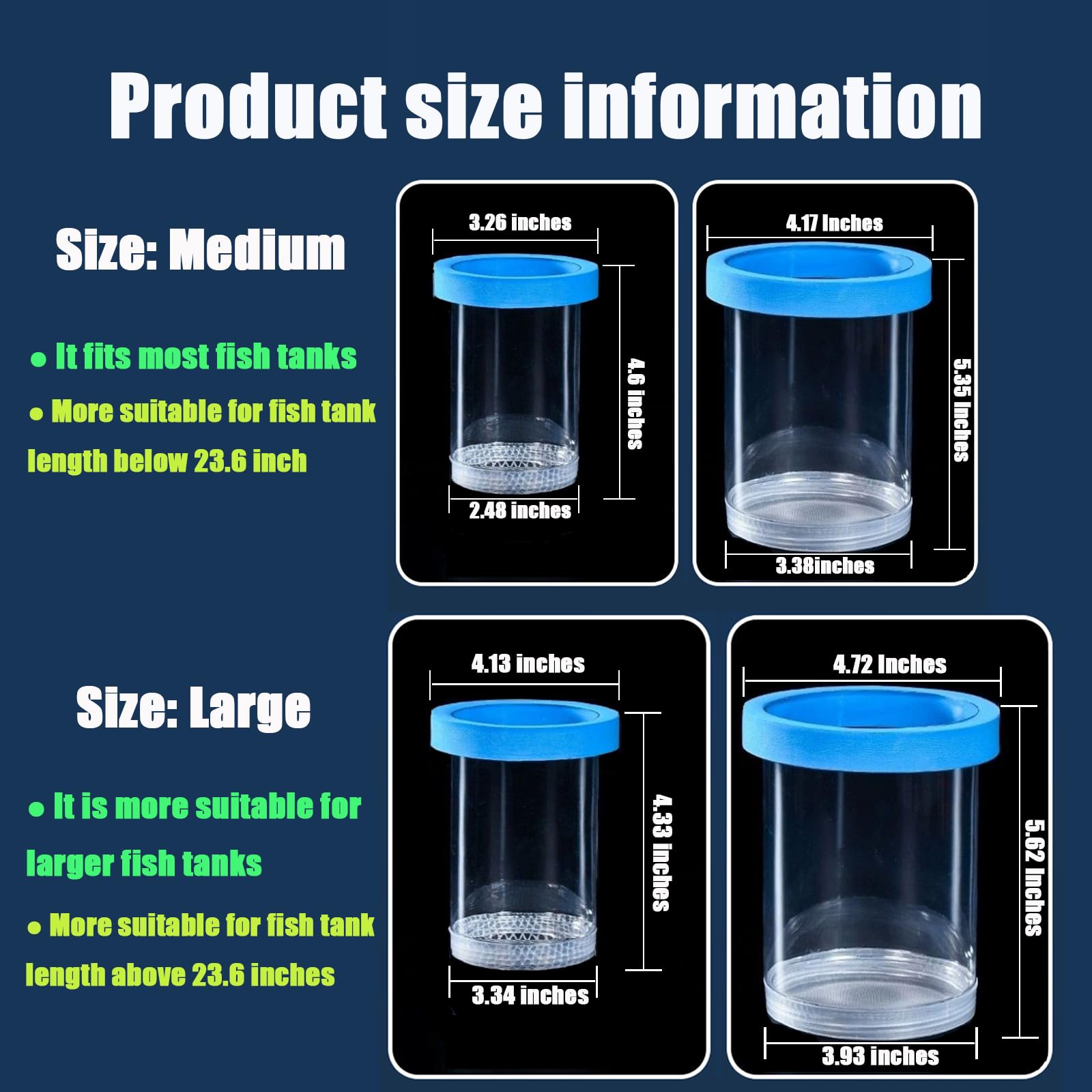 Zoewan breeder box compact portable design allows easy transfer between tanks.