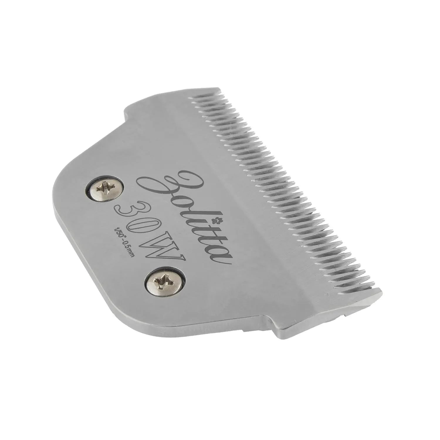 ZOLITTA 30W Elite wide blade in use with a dog for smooth trimming