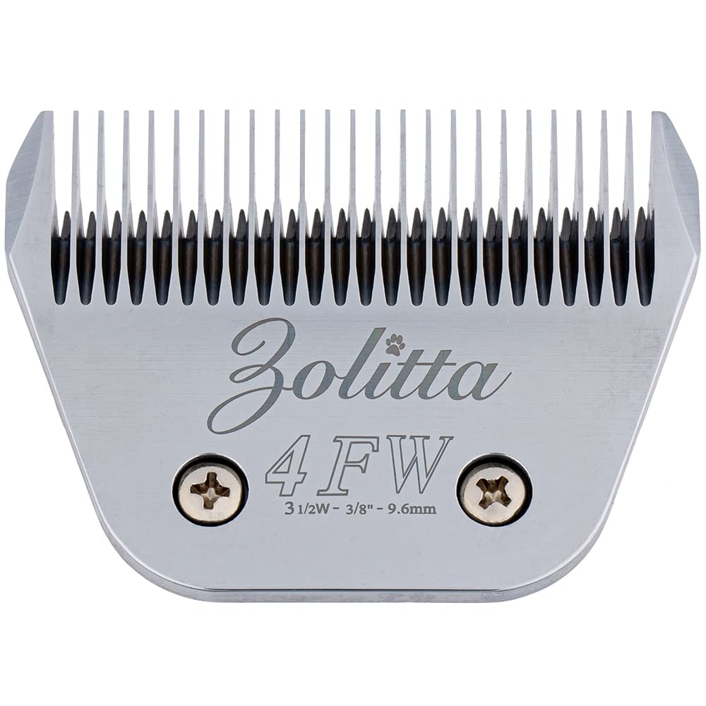 ZOLITTA 4FW wide blade close-up for precise grooming with durable high-carbon steel