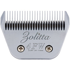 ZOLITTA 4FW wide blade close-up for precise grooming with durable high-carbon steel