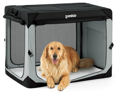 ZOMISIA 42-inch collapsible crate folded for easy transport.