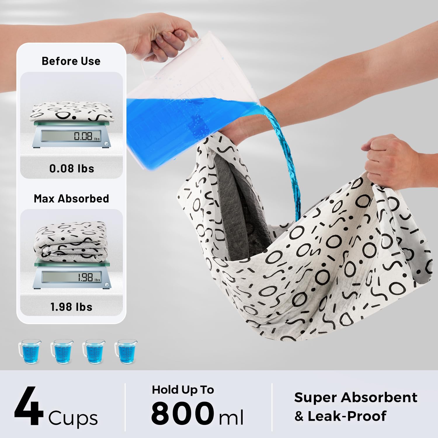 ZOMISIA 6-layer absorption core provides strong liquid lock-in.