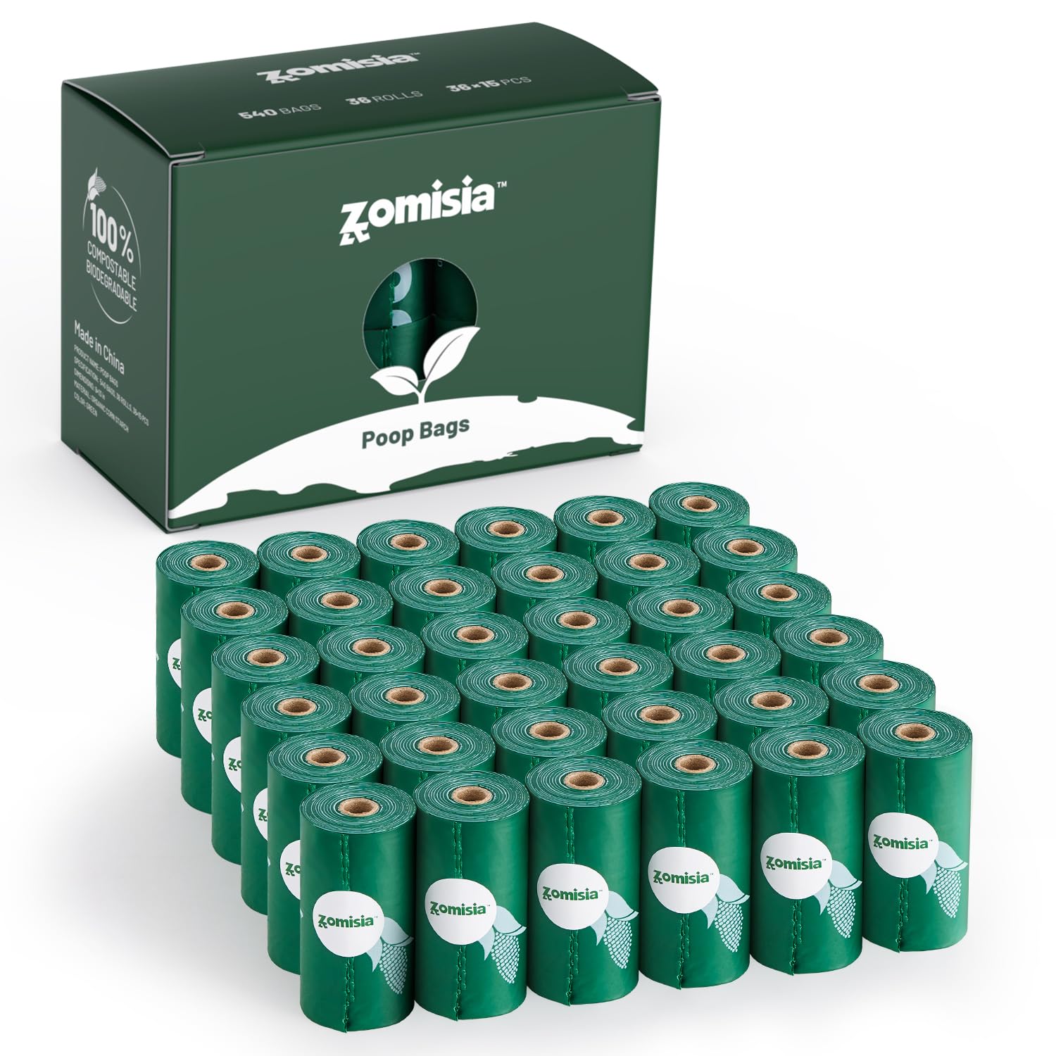 ZOMISIA unscented bag rolls for mess-free dog walks