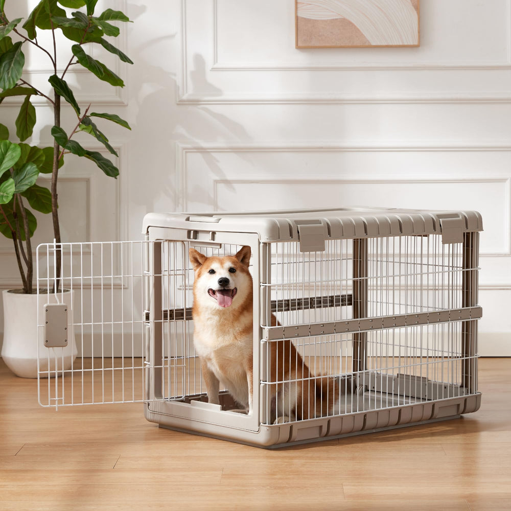 ZOMISIA collapsible crate folded flat for compact storage