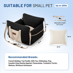 ZOMISIA dog car seat safety leash attachment for secure drives