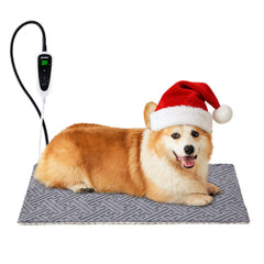 ZOMISIA dog heating pad close-up cover detail highlights cozy fleece warmth.