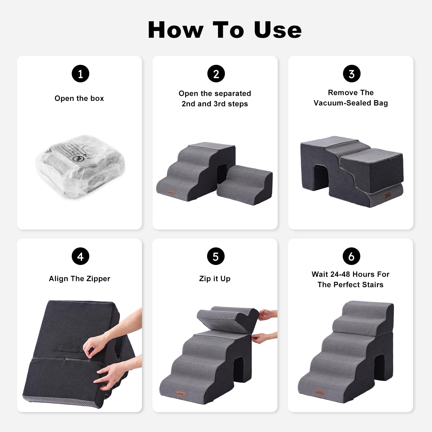 ZOMISIA Dog Ramp Suitable for large dogs elevated access