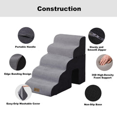 ZOMISIA Dog Ramp Non-slip bottom keeps stairs steady