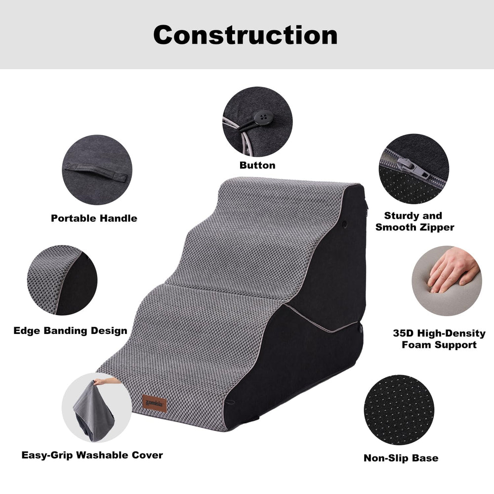 ZOMISIA dog stairs non-slip cover keeps surfaces clean and secure
