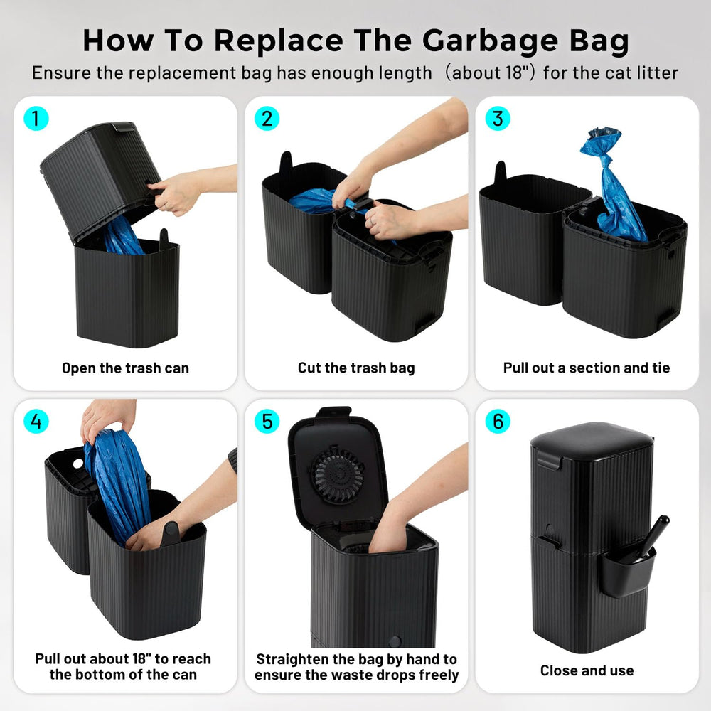 ZOMISIA dual-color refill bags add privacy and odor control.