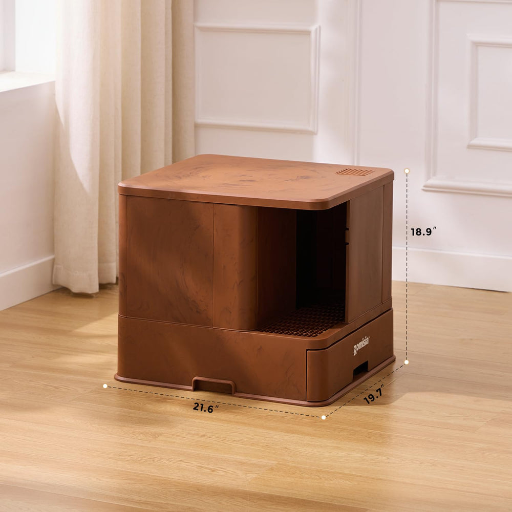 ZOMISIA durable PP plastic construction resists wear and cleans easily.