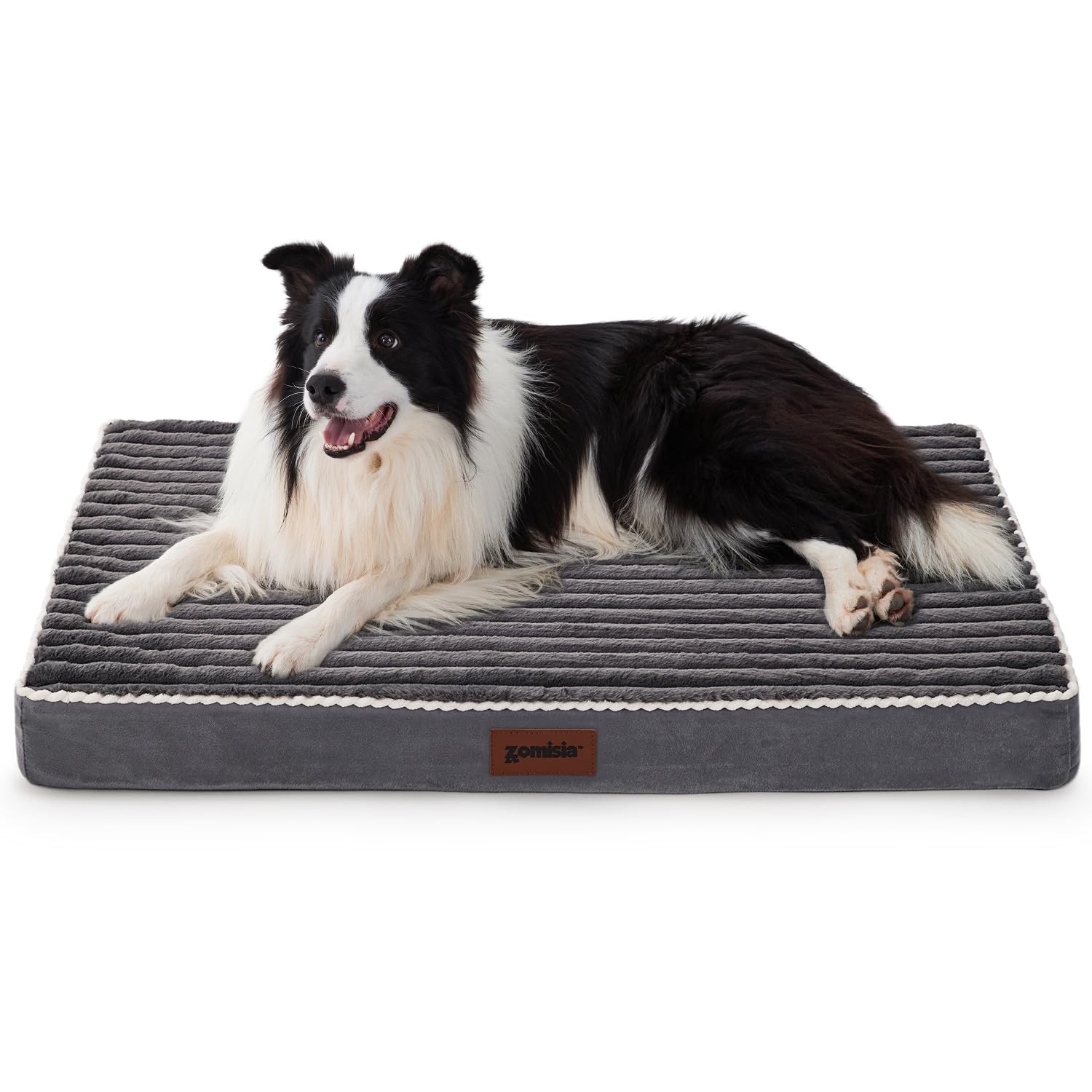 ZOMISIA egg crate foam close-up showing supportive material for restful sleep.