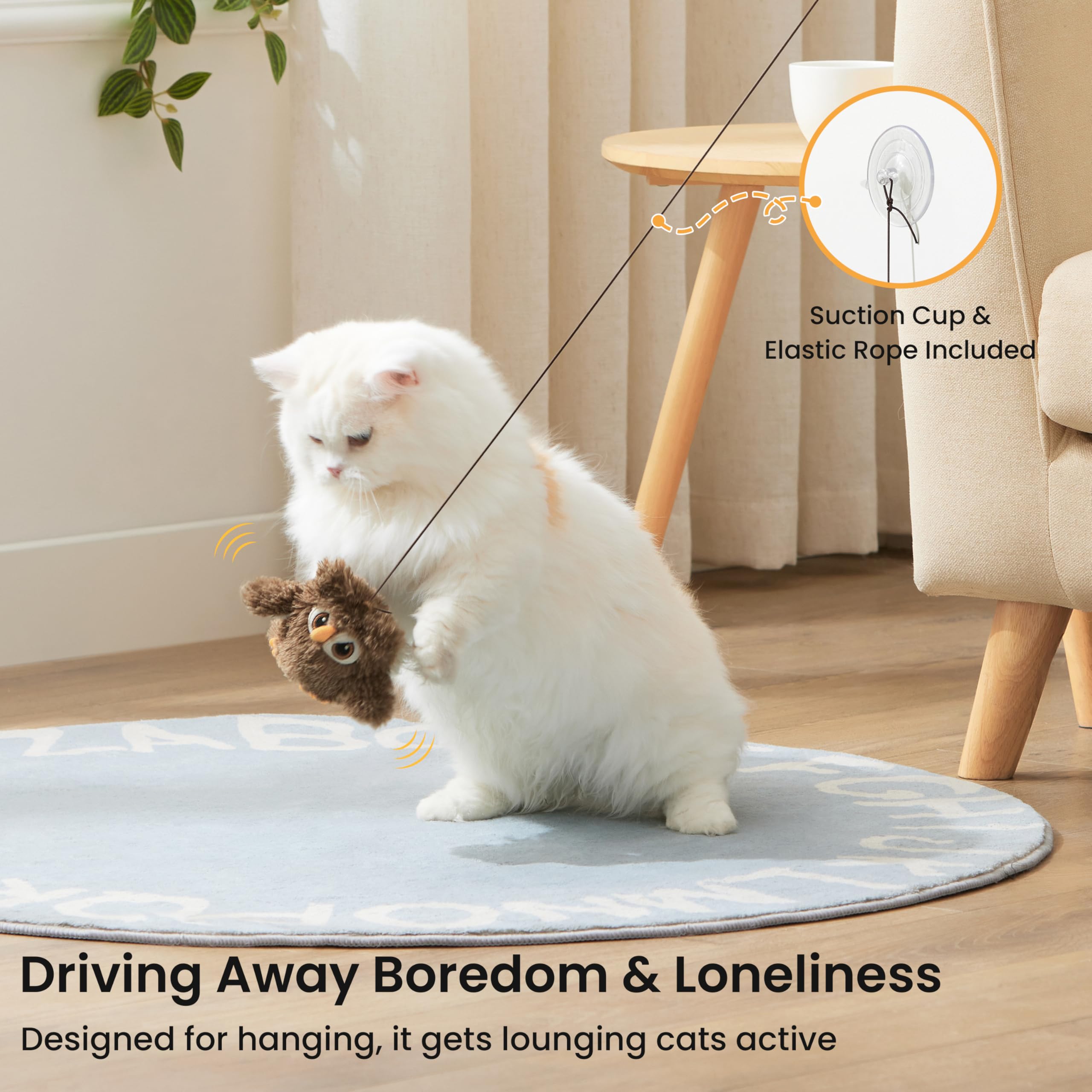 ZOMISIA Flappy Bird Toy hang design showcases versatile mounting options.