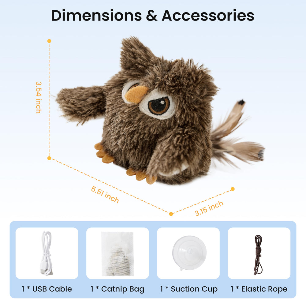 ZOMISIA Flappy Bird Toy plush cover is soft and washable.