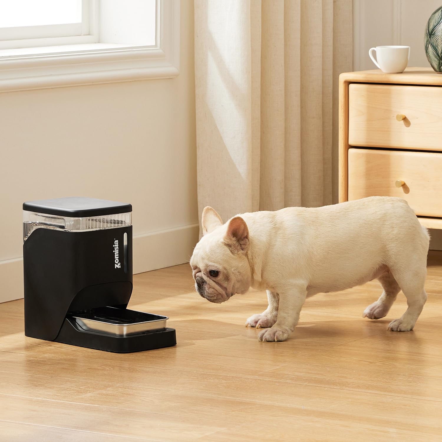 ZOMISIA gravity cat water dispenser easy-clean design with simple maintenance.