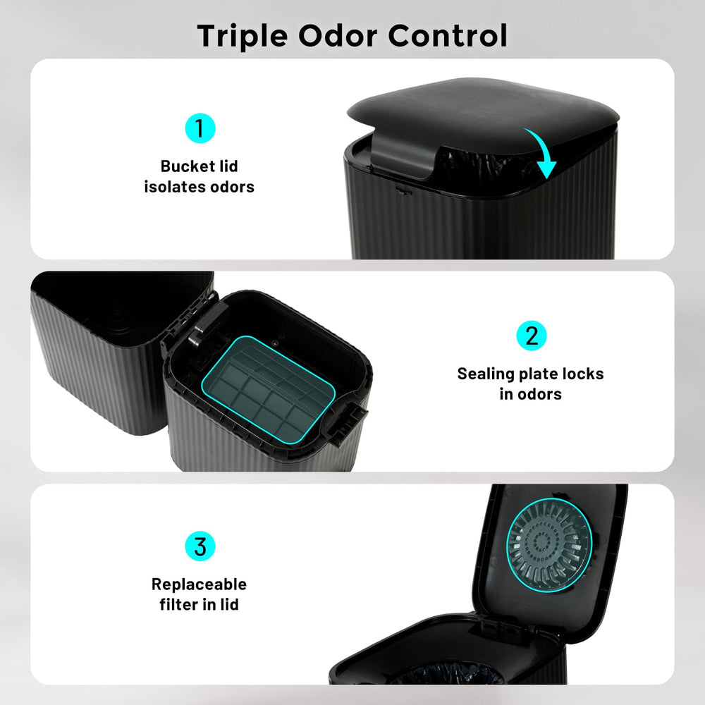 ZOMISIA inner isolation plates seal odors at the bottom.