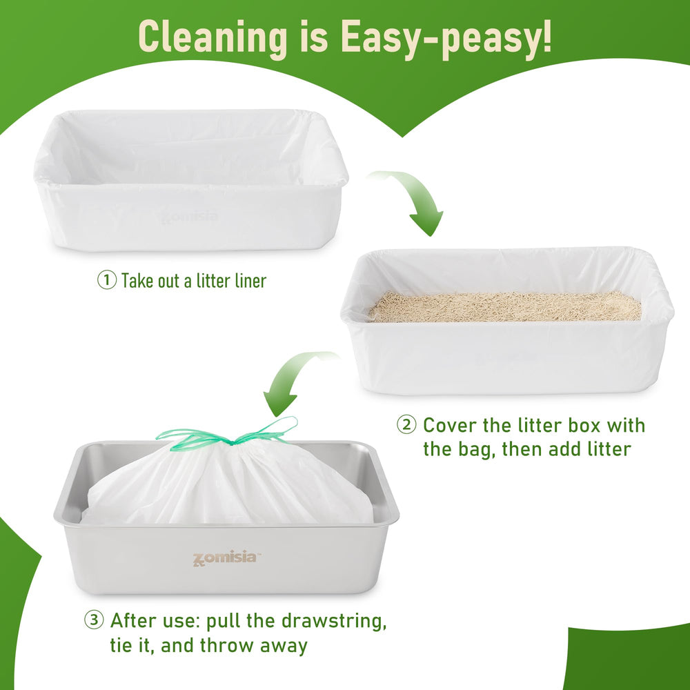 ZOMISIA large-tray compatibility supports open, flip-up, or high-back boxes