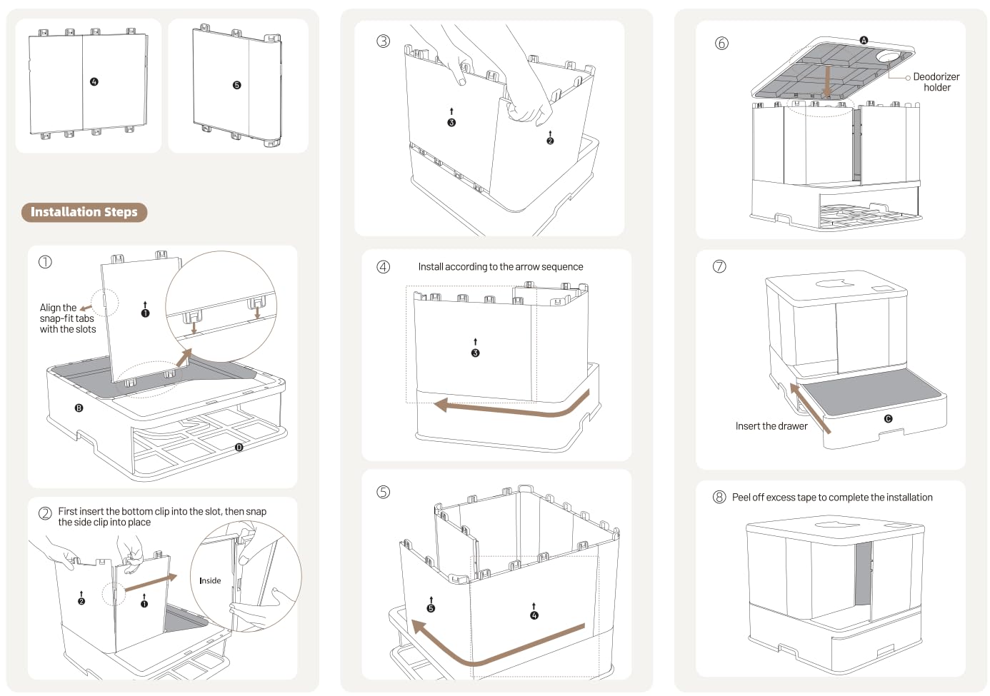 ZOMISIA modern side-table design blends with home decor.