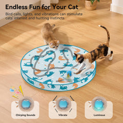 ZOMISIA pounce-pal LED light captivates playtime and hunting instincts.