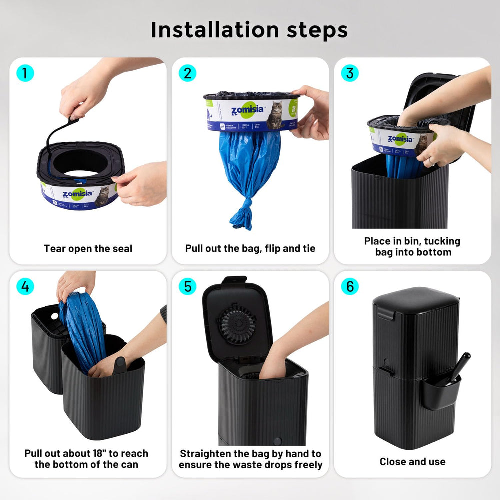 ZOMISIA four suction cups keep the base steady and tipping-free.