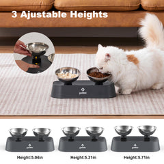 ZOMISIA tilted-bowls-15-degree: comfortable feeding angle for pets
