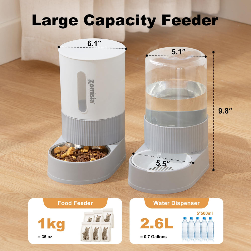 ZOMISIA water dispenser provides steady hydration for pets throughout the day