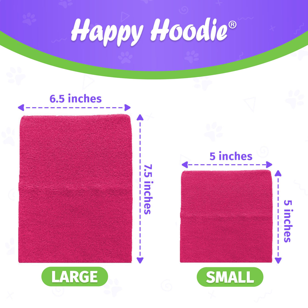 ZONI PETS Happy Hoodie swaddling effect supports comfort during baths