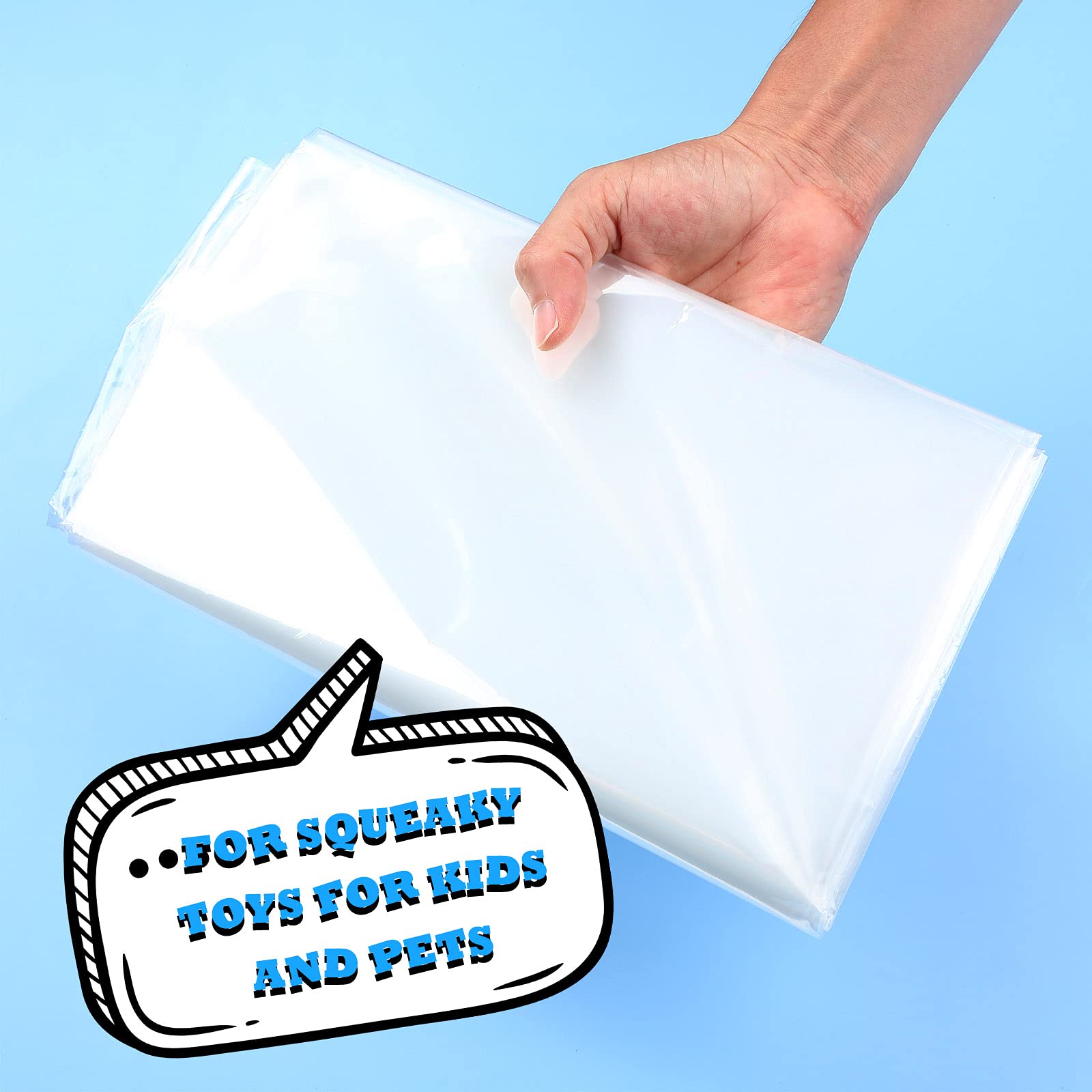 Zonon crinkle paper for squeaky toy play, engaging pets with loud textures.