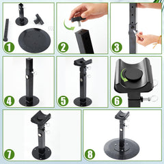 Zonon hoof trimming stand on sturdy steel frame provides steady hoof work.